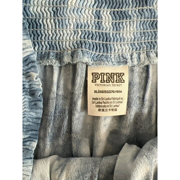 Victoria's Secret Pink Blue Tie Die Viscose Shorts XL - Picture 6 of 7